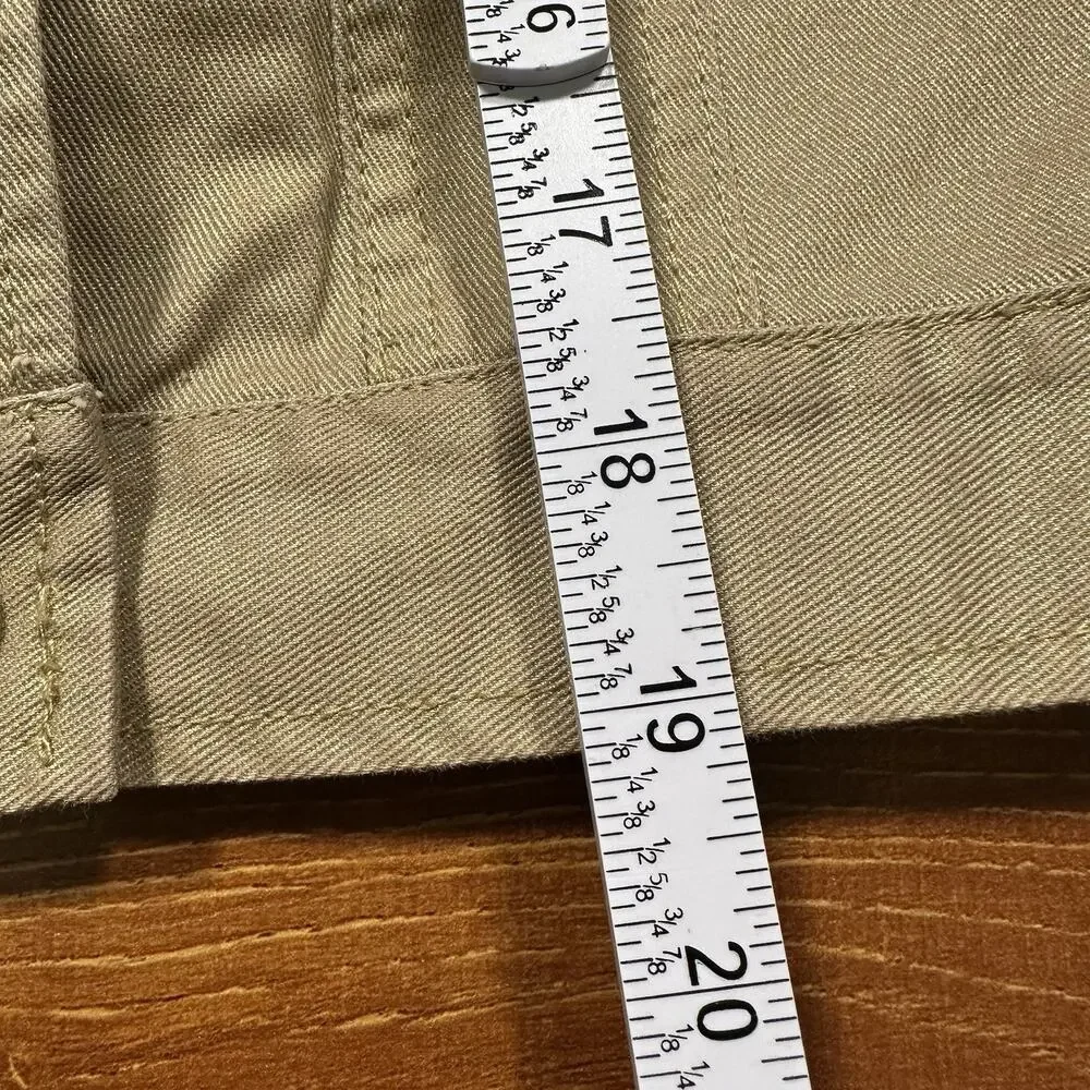 Vintage Lauren Ralph Lauren Denim Trucker Jacket Womens S Beige Gold Glitter - Picture 8 of 10